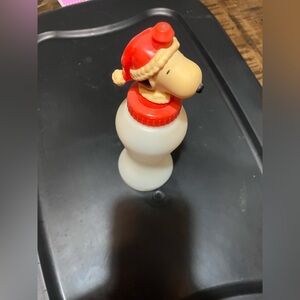 Snoopy Christmas Bottle with Red Cap